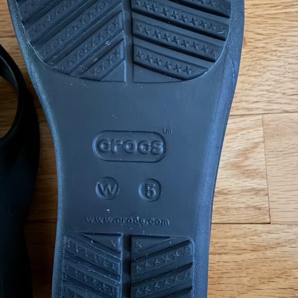 Crocs Sanrah Strappy Wedge Sandals Size 5 - Picture 6 of 9